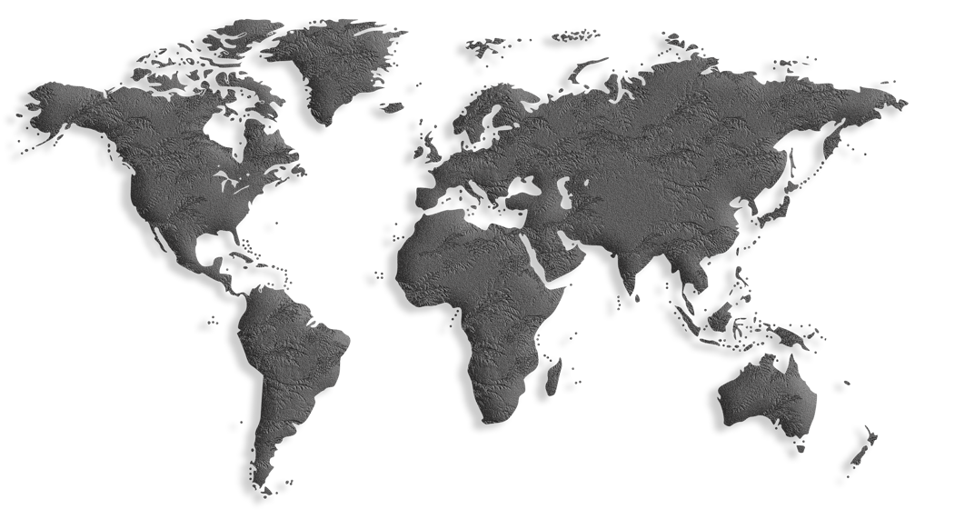 Mapa mundo a simbolizar possíveis rotas aéreas para viagens corporativas