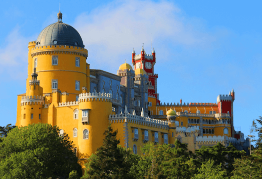Palácio da Pena Sintra, Portugal: palácio romântico com torres vibrantes e jardins exuberantes, Património Mundial da UNESCO